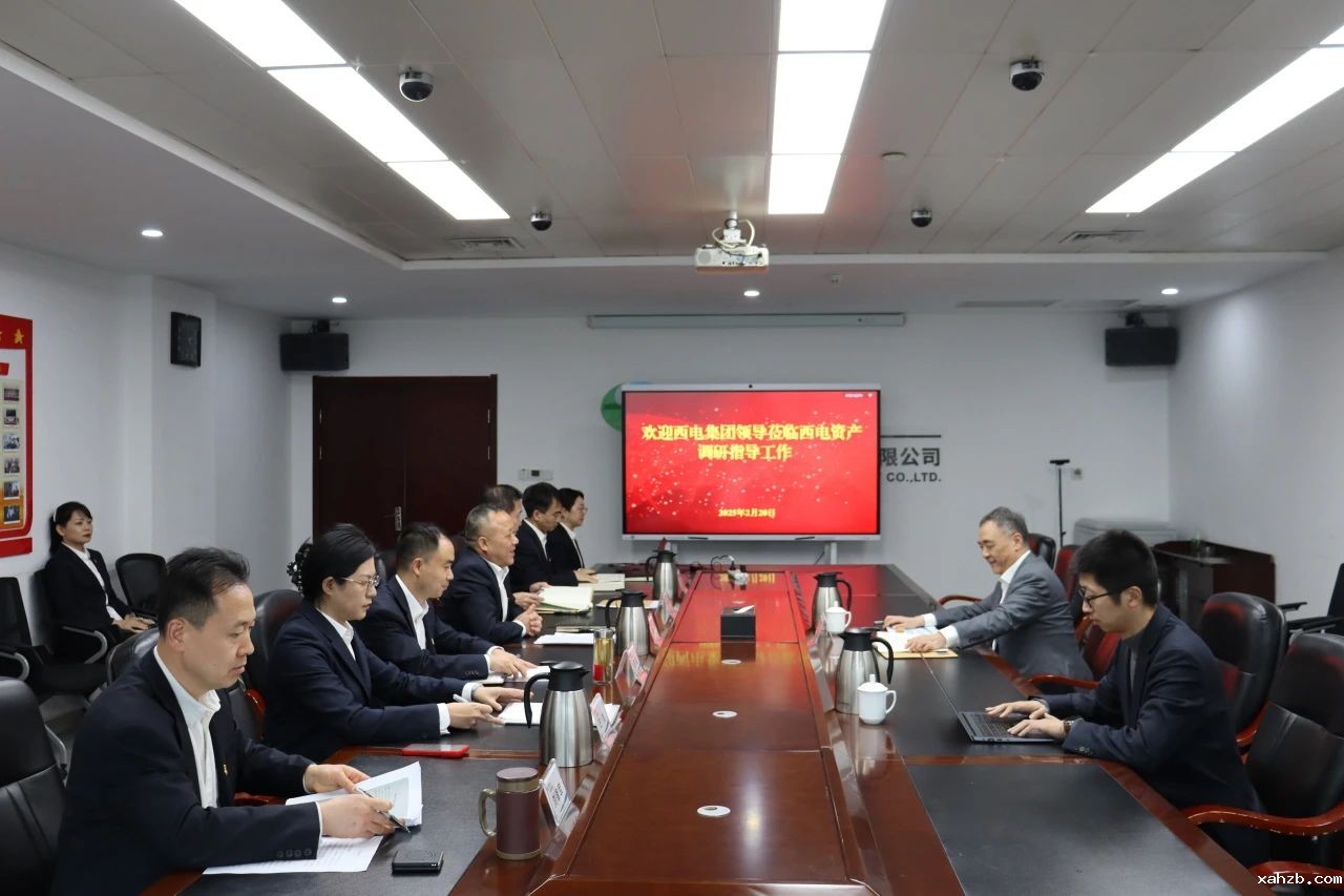 伟德足球官网下载app党委书记、董事长、总经理韩兵到西电资产调研